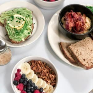 Wild Mushroom and Bacon Breakfast Bowl