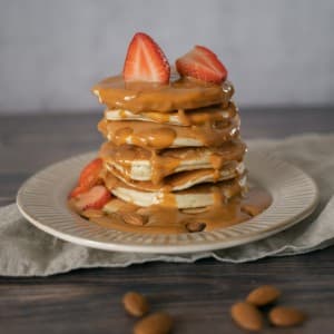 Strawberry Almond Pancakes